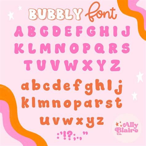 Bubbly Font Bubble Letter Fonts Cute Fonts Alphabet Hand Lettering