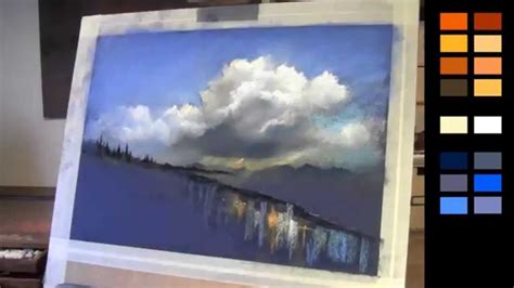 Learn How To Paint Clouds Using Pastels Pastel Painting Pastel