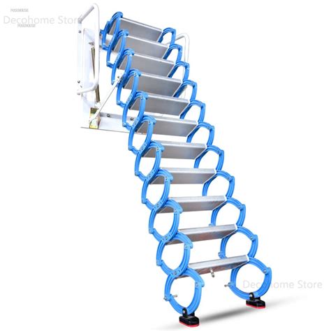 Wall Mounted Attic Telescopic Ladders Modern Step Ladders Duplex Home