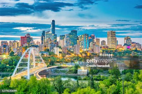 Edmonton Skyline Photos And Premium High Res Pictures Getty Images