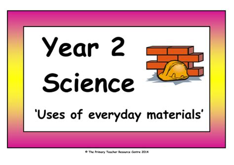Year 2 Science Vocabulary Cards Teaching Resources