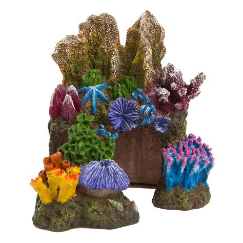 Top Fin Coral Rock Ornament Top Fin Aquarium In Aquarium Decorations