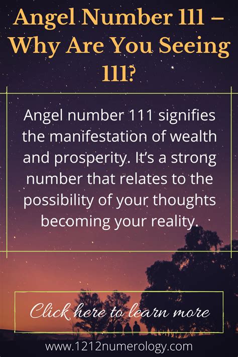 Angel Number 111 Why Are You Seeing 111 Angel Number 111
