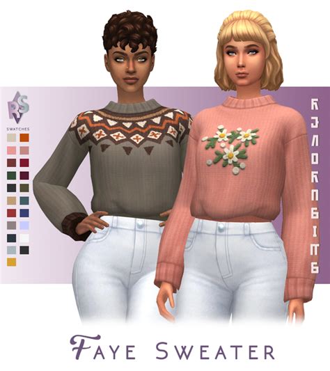 Public Release Fawn And Faye Sweaters Renorasims On Patreon In 2021