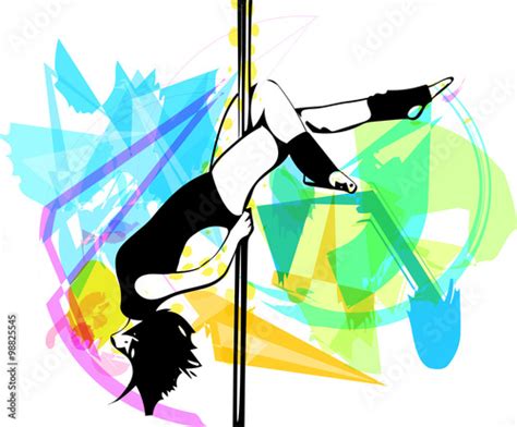 pole dance woman illustration stock image and royalty free vector files on pic