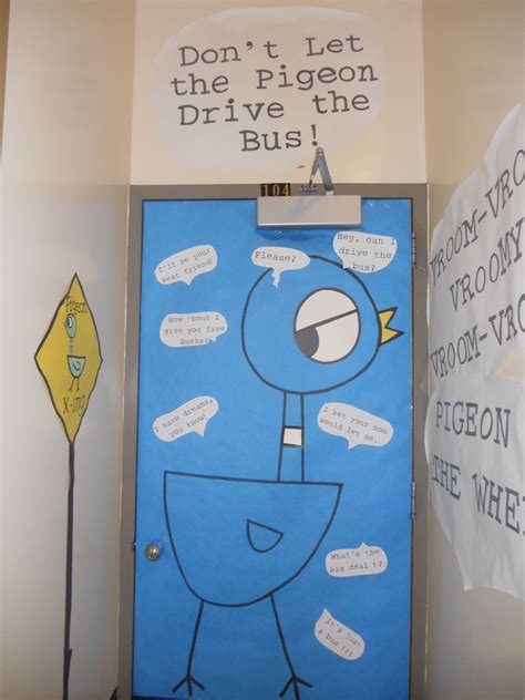 The Door In Our Display The Pigeon With All The Reasons Why He Should