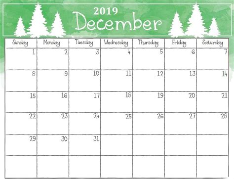Collect November And December 2020 Calendar Festive Printable