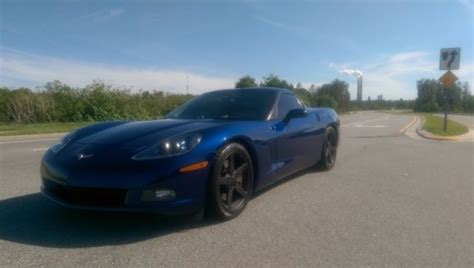 Corvette C6 Z51 M6 Lemans Blue Targa Top Fully Loaded Ihe