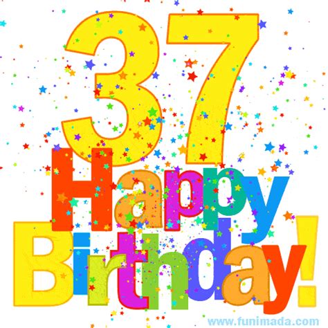 Happy 37th Birthday Animated S