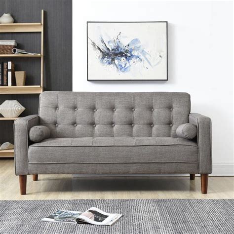 Isaac 57 Square Arm Loveseat Cheap Living Room Sets Living Room