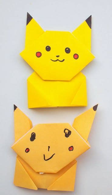 Easy Origami Pikachu Tutorial Origami Easy Dollar Bill Origami