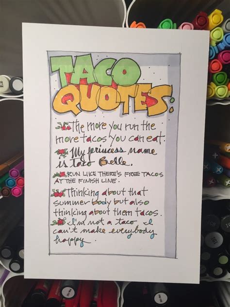 taco quotes taco humor mexican food that everybody loves etsy