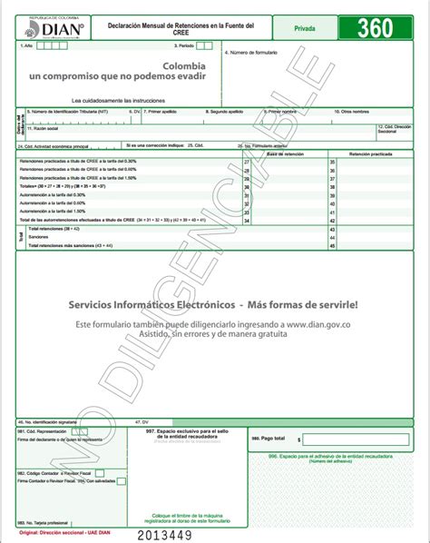 Ciudadanos podrán solicitar el rut de manera virtual: ACCEX: Formulario 360, Declaración mensual de retenciones ...
