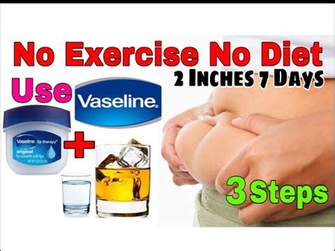 First of all, exercise won't reduce your belly fat unless you're a marathon runner or some other type of athlete that burns a jillion calories a day. No exercise No Diet Use these 3 Steps To Reduce 2 Inches In 7 Days | reduce belly fat | weight ...