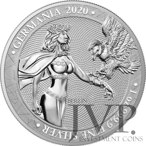 Germania 2020 5 Mark Germania 1 Oz 9999 Silver Bu Coin