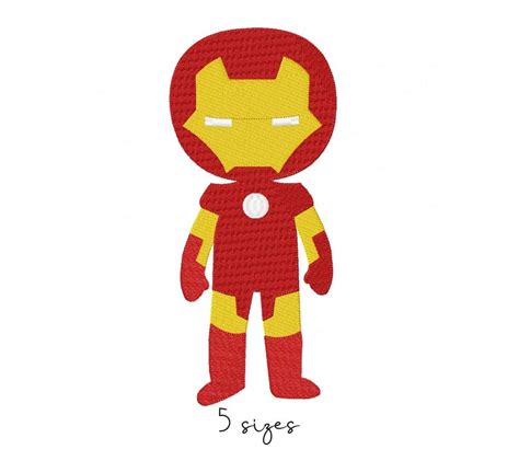 Iron Man Embroidery Design Baby Embroidery Design Machine Etsy