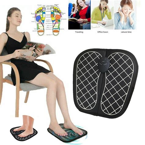 electric ems foot massager feet acupuncture stimulator massager foot care massage mat foot care