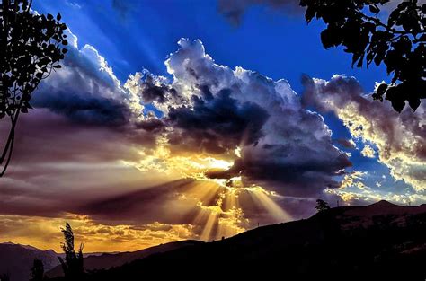 Panoramic Sunset Dawn Nature Mountain Landscape Kaçkars