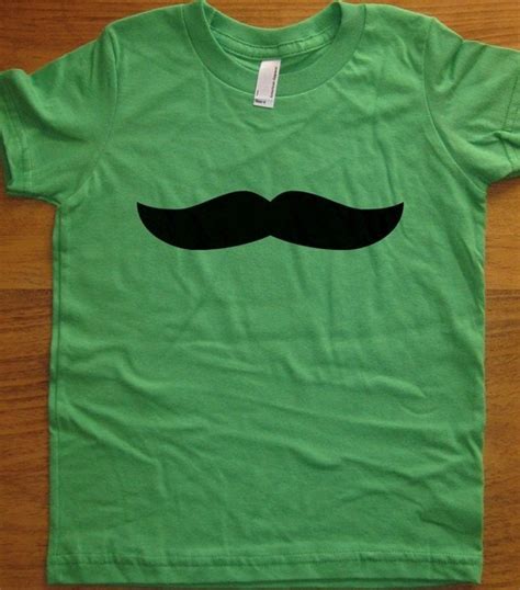 Mustache Shirt 7 Colors Available Kids Tshirt Sizes 2t