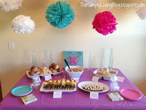 Simply Living Pink And Teal Baby Shower Teal Baby Showers Baby