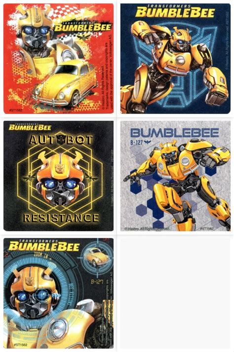 Bumblebee Stickers Transformer Movie Stickers Envelope Etsy New Zealand