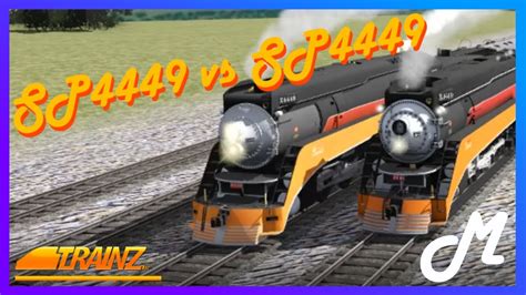 Jointed Rail Sp 4449 Vs Trainz Forge Sp4449 In Trainz 2020 Youtube