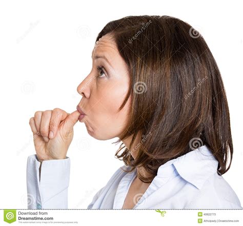 Sucking Thumb Stock Image Image Of Confused Anxiety