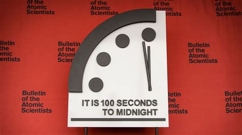 Doomsday Clock Stays At 100 Seconds To Midnight And Remains Closest To Apocalypse Ever World