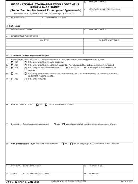 Download Fillable Da Form 4797 1