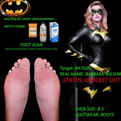 Foot Scan Subject 2 Batgirl Schumaverse By Flameknux On Deviantart