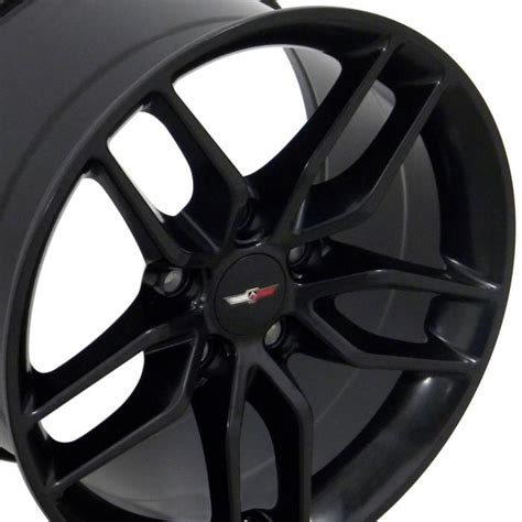 Matte Black Wheel Fits Corvette C4 C5 Stingray Style 17x95