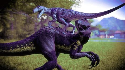 Jurassic World Evolution Blue Vs Indoraptor Vs T Rex Vs Indominus Rex