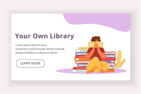 Your Own Library Landing Page Landing Page Library Templates