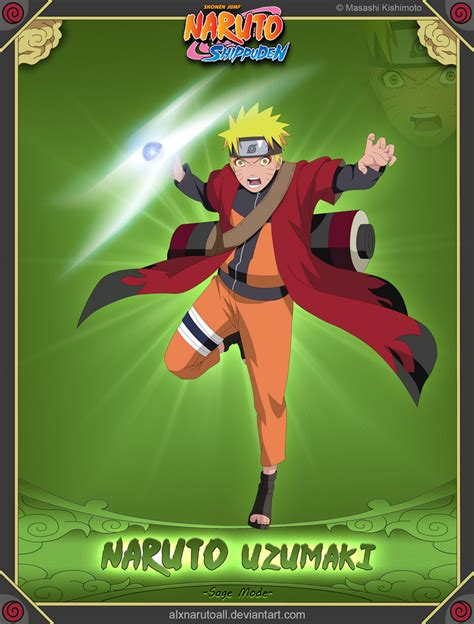 Naruto Uzumaki Sage Mode By Alxnarutoall On Deviantart