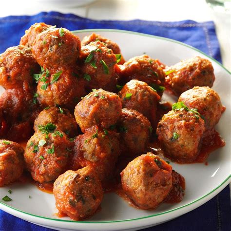 Slow Cooked Italian Meatballs Recipe Taste Of Home