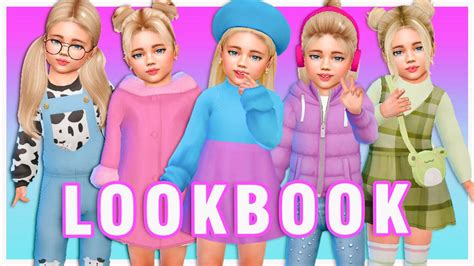 Toddler Lookbookcc List Sims 4 Custom Content Haul Kids Cc Folder
