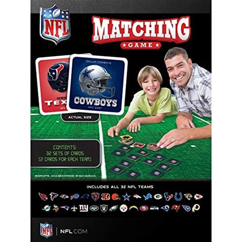 Masterpieces Nfl Matching Game Includes All 32 Teams For Ages 3