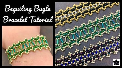 Bugle Bead Bracelet Beading Tutorial Archives Orchid And Opal