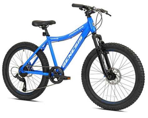 Genesis 92420 Mauler 24 Inch Boys Mountain Bike Blue For Sale Online