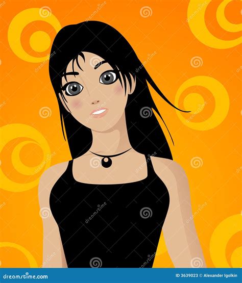 Anime Girl Stock Vector Illustration Of Beauty Eyes 3639023