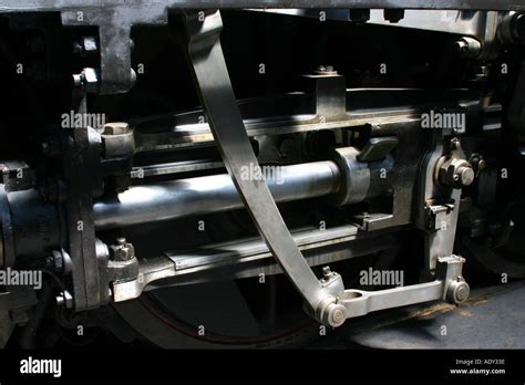 Linkage Of A Steam Locomotive Stock Photo Alamy