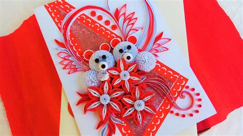 Valentine Day Card Paper Quilling Card Anniversary Card Etsy Paper