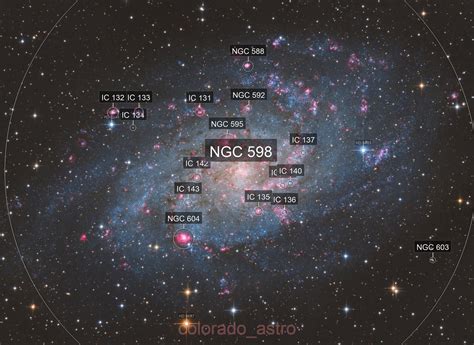 M33 Aka The Triangulum Galaxy In Halrgb Tommy Lease Astrobin