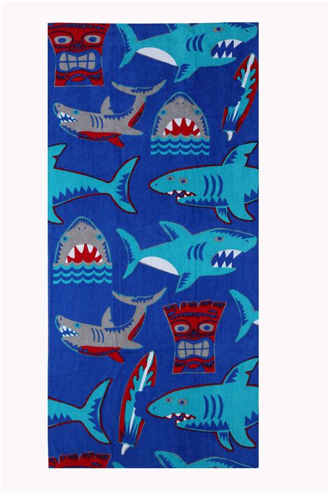 Mainstays Shark Beach Towel