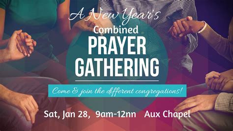 New Years Combined Prayer Gathering — First Evangelical Church Glendale