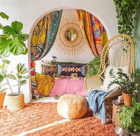 Boho And Hippie Style Home Decor Ideas And Designs Hippie Boho Style