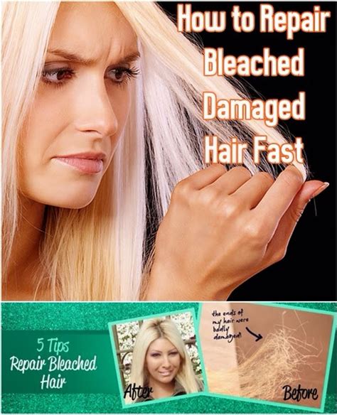 How To Repair Bleached Damaged Hair Fast Tips Musely