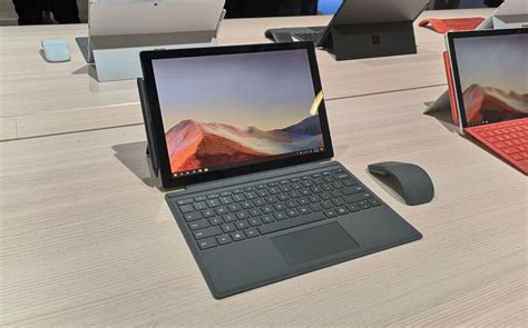 The microsoft surface pro 7 (starts at $749; Surface Pro 7 Hands-On: A Boring But Necessary Refresh ...