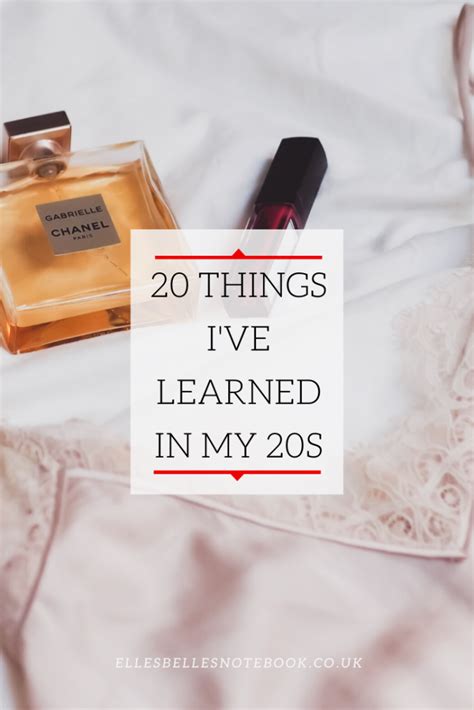 20 Things Ive Learned In My 20s Ellesbellesnotebook