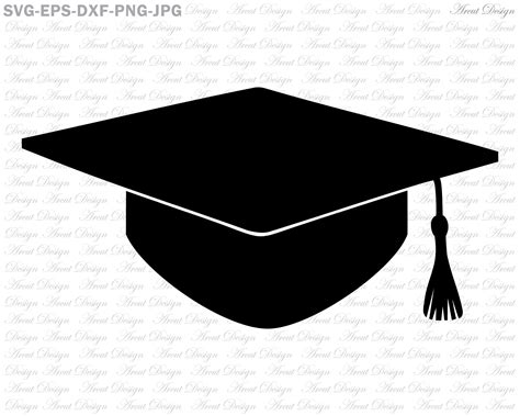 Graduation Cap Svggraduation Svg Graduation Silhouette Cricut
